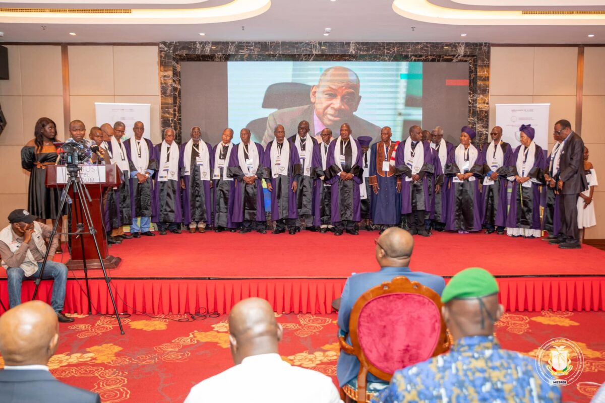 MESRSI-ASG : DR BERNARD GOUMOU PRESIDE LA CEREMONIE OFFICIELLE DE LA CONFERENCE INAUGURALE DE L’ACADEMIE DES SCIENCES DE GUINEE