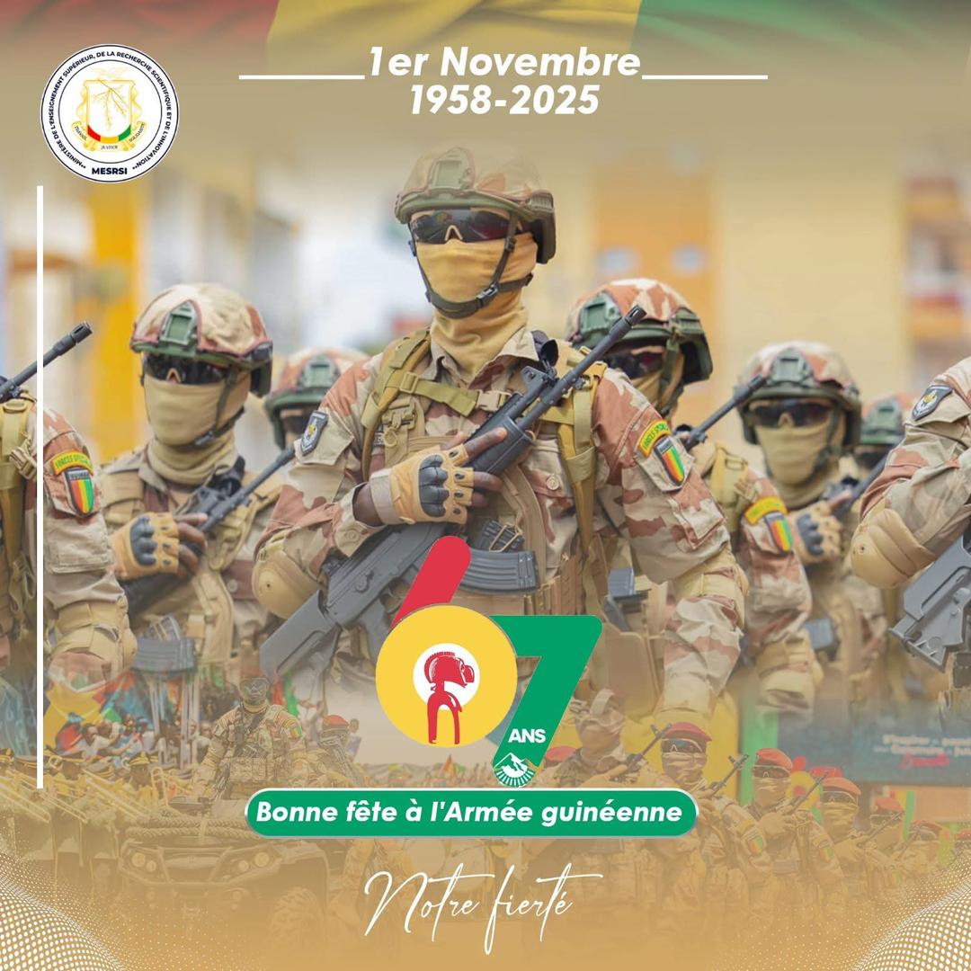 𝟲𝟳 𝗔𝗡𝗦 𝗗𝗘 𝗟’𝗔𝗥𝗠𝗘́𝗘 𝗚𝗨𝗜𝗡𝗘́𝗘𝗡𝗡𝗘