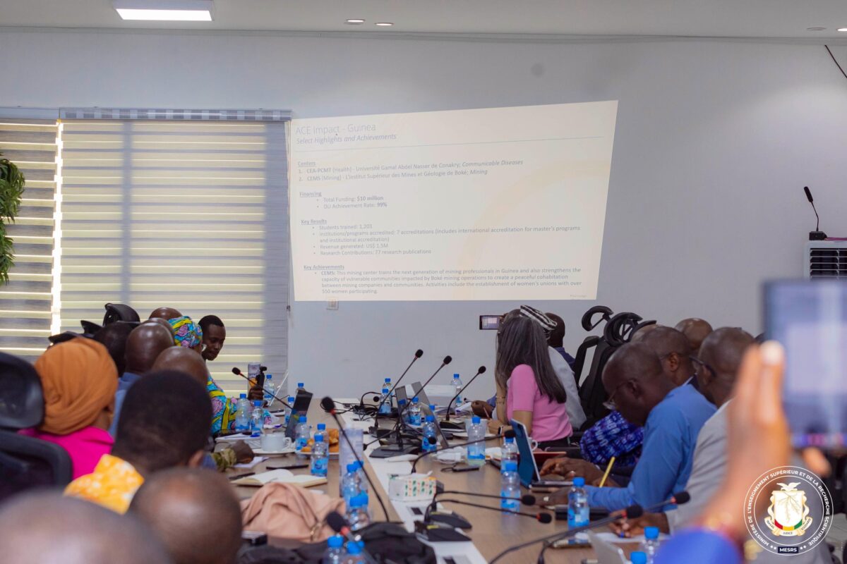 MESRS – SIMANDOU ACADEMY 🇬🇳 ||Banque mondiale : vers des pôles d’excellence pour la transformation économique de la Guinée