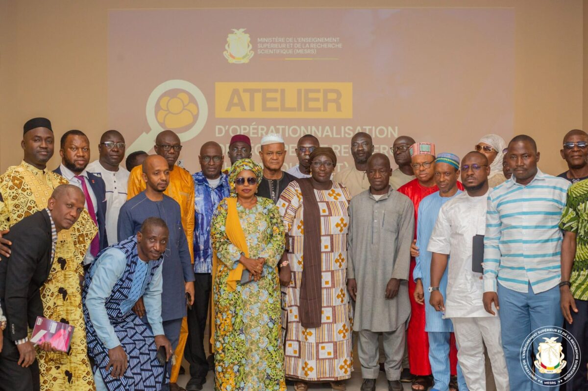 MESRS 🇬🇳 | Lancement des travaux de l’atelier d’opérationnalisation des Équipes de Recherche Thématique (ERT)