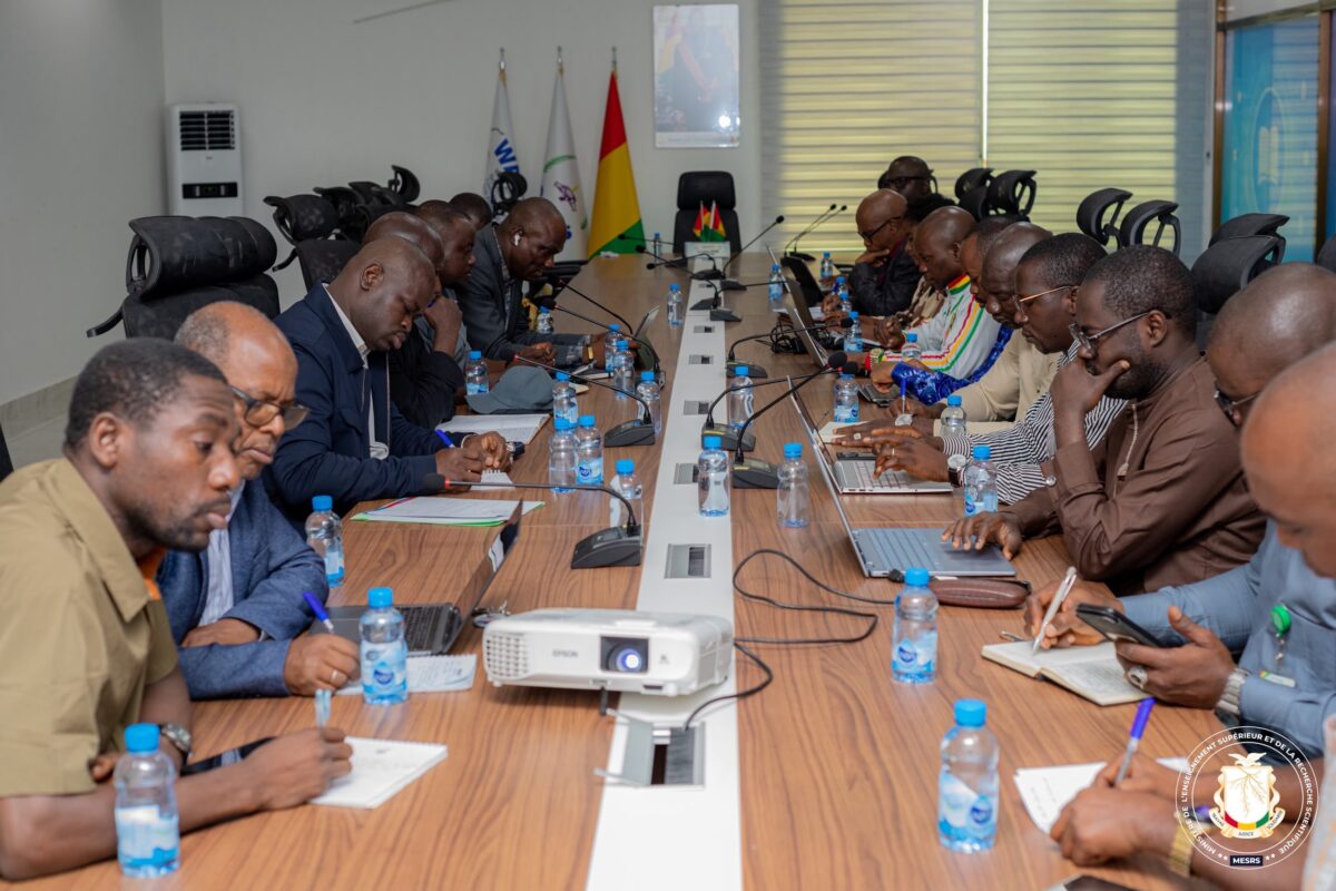 MESRS 🇬🇳 || Réunion technique : renforcer la gouvernance des investissements pour accélérer les projets stratégiques