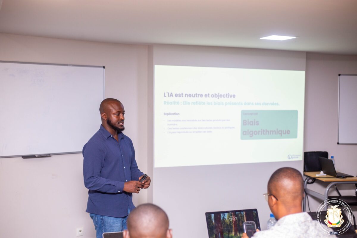 MESRS 🇬🇳 | Renforcement des capacités : les gestionnaires des Pôles VIE formés à l’Intelligence Artificielle